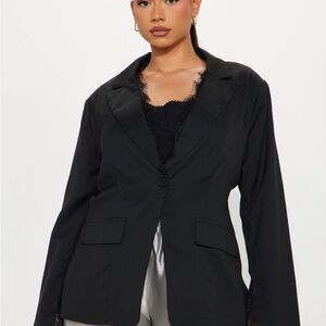 Elegant Black Women's Blazer
